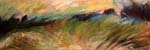 Horizon I, huile sur toile 42cm x 122cm